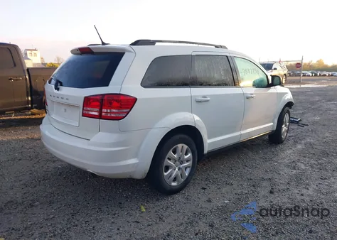 2017 Dodge Journey Se z USA, uszkodzony, nr VIN 3C4PDCAB7HT709169